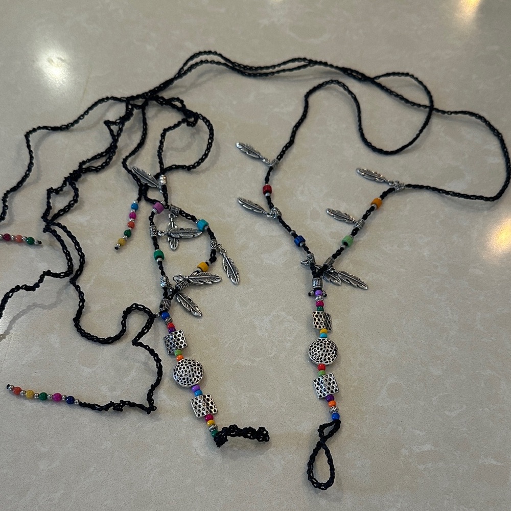 Beaded barefoot sandals